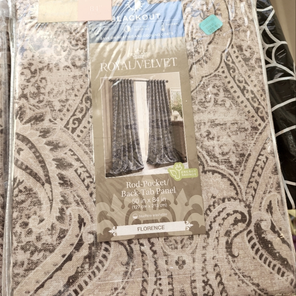 Royal velvet blackout curtains